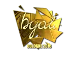 Sticker | byali (Gold) | Cologne 2016