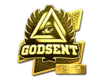 Sticker | GODSENT (Gold) | Atlanta 2017