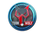 Sticker | MTS GameGod Wolf (Foil) | Cologne 2014