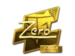 Sticker | Zero (Gold) | Atlanta 2017