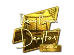 Sticker | DeadFox (Gold) | Atlanta 2017