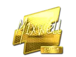 Sticker | mixwell (Gold) | Atlanta 2017