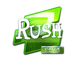 Sticker | RUSH (Foil) | Atlanta 2017 Sticker | RUSH (Foil) | Atlanta 2017