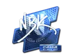 Sticker | NBK- (Foil) | Atlanta 2017