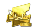 Sticker | B1ad3 (Gold) | Atlanta 2017