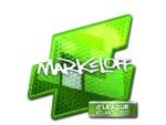 Sticker | markeloff (Foil) | Atlanta 2017