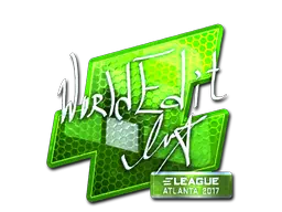 Sticker | WorldEdit (Foil) | Atlanta 2017 Sticker | WorldEdit (Foil) | Atlanta 2017