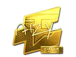 Sticker | aizy (Gold) | Atlanta 2017