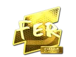 Sticker | fer (Gold) | Atlanta 2017