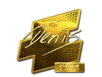 Sticker | denis (Gold) | Atlanta 2017