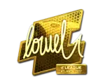 Sticker | loWel (Gold) | Atlanta 2017