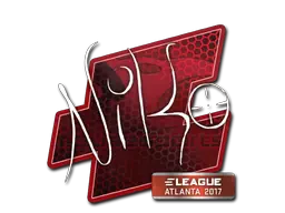Sticker | NiKo | Atlanta 2017 Sticker | NiKo | Atlanta 2017