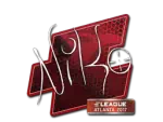 Sticker | NiKo | Atlanta 2017