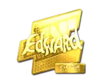 Sticker | Edward (Gold) | Atlanta 2017
