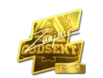Sticker | znajder (Gold) | Atlanta 2017