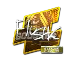 Sticker | flusha (Foil) | Atlanta 2017