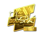 Sticker | flusha (Gold) | Atlanta 2017