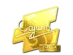 Sticker | cajunb (Gold) | Atlanta 2017