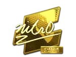 Sticker | nitr0 (Gold) | Atlanta 2017