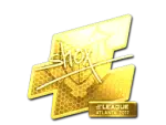 Sticker | shox (Gold) | Atlanta 2017