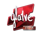 Sticker | gla1ve (Foil) | Atlanta 2017