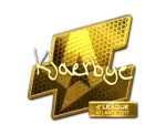 Sticker | Kjaerbye (Gold) | Atlanta 2017