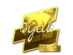 Sticker | byali (Gold) | Atlanta 2017