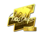 Sticker | pashaBiceps (Gold) | Atlanta 2017
