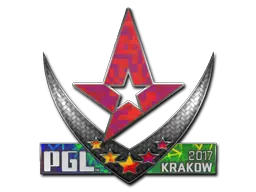 Sticker | Astralis (Holo) | Krakow 2017 Sticker | Astralis (Holo) | Krakow 2017
