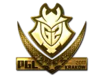 Sticker | G2 Esports (Gold) | Krakow 2017