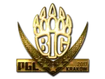 Sticker | BIG (Gold) | Krakow 2017