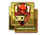 Sticker | 3DMAX (Gold) | DreamHack 2014