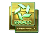 Sticker | Bravado Gaming (Gold) | DreamHack 2014