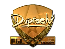 Sticker | dupreeh (Gold) | Krakow 2017 Sticker | dupreeh (Gold) | Krakow 2017