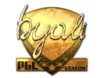 Sticker | byali (Gold) | Krakow 2017