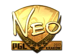 Sticker | NEO (Gold) | Krakow 2017 Sticker | NEO (Gold) | Krakow 2017