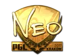 Sticker | NEO (Gold) | Krakow 2017