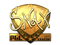 Sticker | Snax (Gold) | Krakow 2017