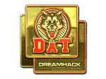 Sticker | dAT team (Gold) | DreamHack 2014