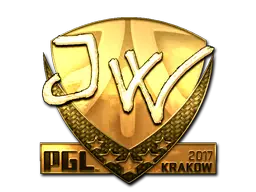 Sticker | JW (Gold) | Krakow 2017 Sticker | JW (Gold) | Krakow 2017