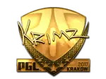 Sticker | KRIMZ (Gold) | Krakow 2017