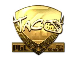 Sticker | TACO (Gold) | Krakow 2017 Sticker | TACO (Gold) | Krakow 2017