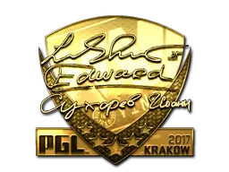 Sticker | Edward (Gold) | Krakow 2017 Sticker | Edward (Gold) | Krakow 2017