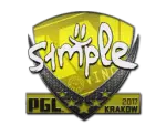 Sticker | s1mple | Krakow 2017