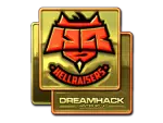 Sticker | HellRaisers (Gold) | DreamHack 2014