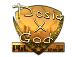 Sticker | Dosia (Gold) | Krakow 2017