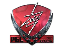 Sticker | Zeus (Foil) | Krakow 2017