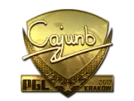 Sticker | cajunb (Gold) | Krakow 2017
