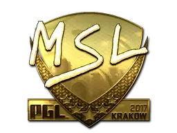 Sticker | MSL (Gold) | Krakow 2017 Sticker | MSL (Gold) | Krakow 2017