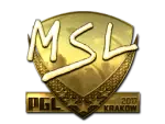 Sticker | MSL (Gold) | Krakow 2017